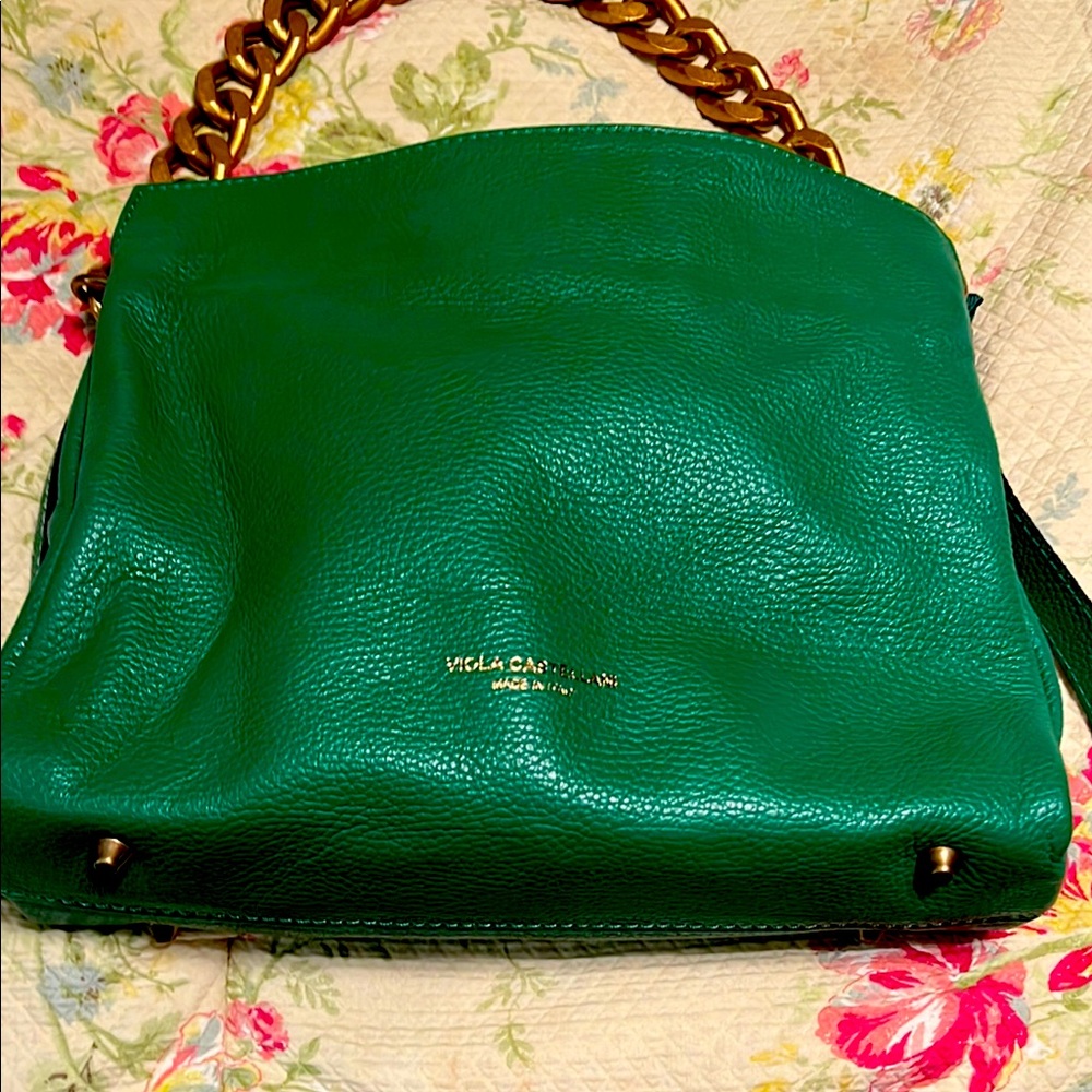 Viola Castellani green handbag